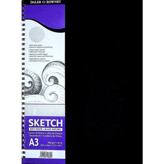 Daler Rowney 5681433 A3 Simply Sketch Eskiz Defteri