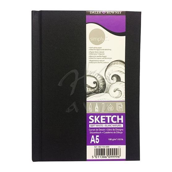 Daler Rowney 5685115 A5 Simply Sketch Eskiz Defteri