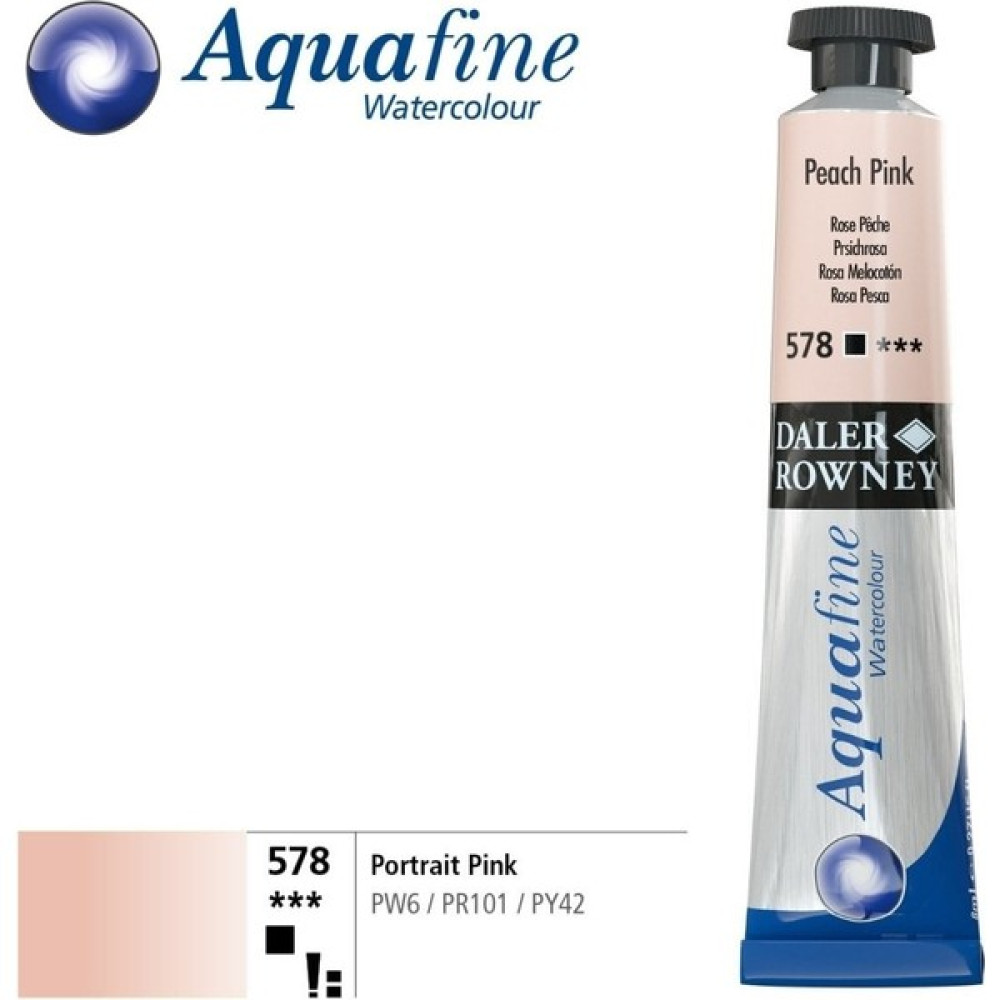 Daler Rowney Aquafine Tüp Sulu Boya 8ml 578 Portrait Pink Sulu Boya Fiyatı