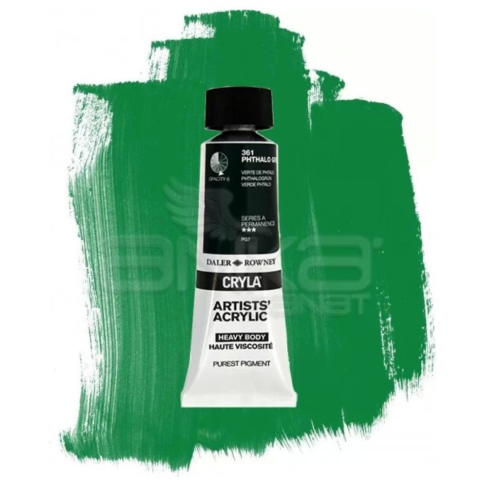 Daler Rowney Cryla Artist Akrilik Boya 75ML 361 Phthalo Green Seri A Akrilik Boya Fiyatı