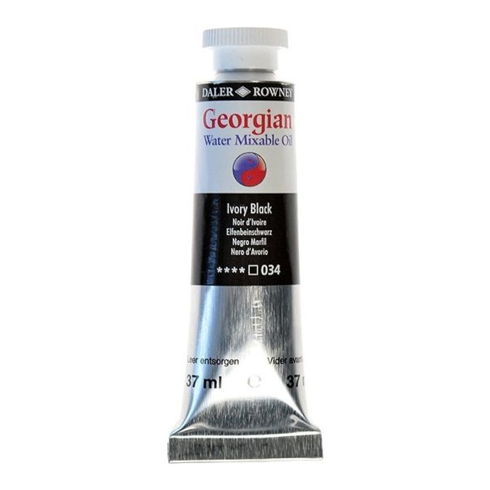 Daler Rowney Dr Georgian Water Mixable Oil Su Bazlı Yağlı B 37ML 034 I. Black Sanatsal Malzemeler Fiyatı