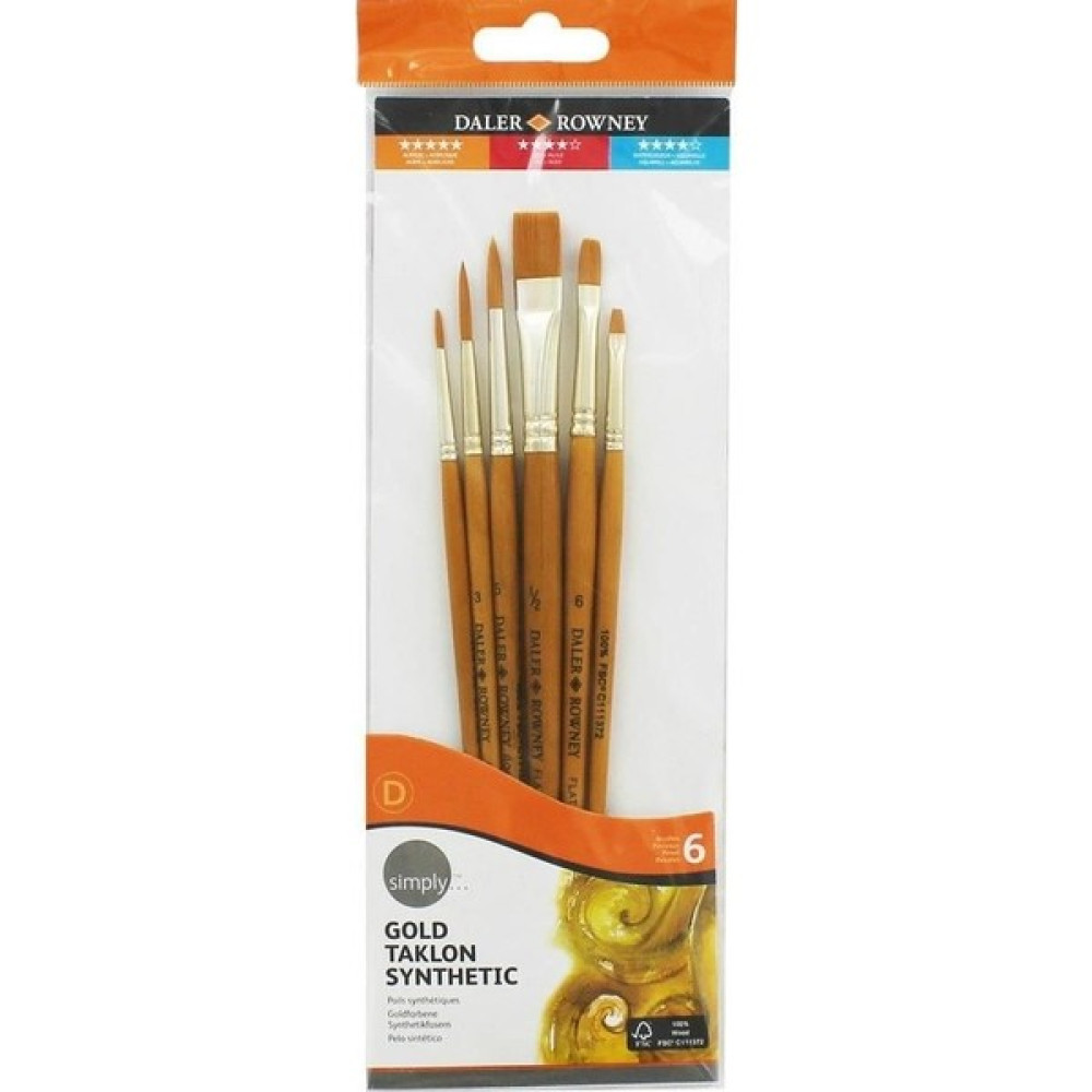 Daler Rowney Fırça Seti 6Lı Set1 216920600 Fırça Fiyatı
