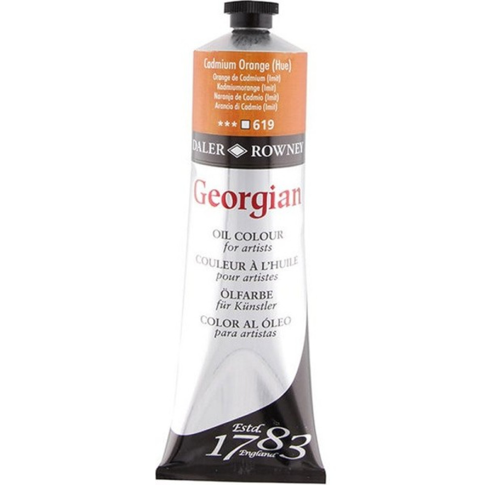Daler Rowney Georgian Yağlı Boya 225ML 619 Cadmium Orange Hue Oto Boyaları Fiyatı