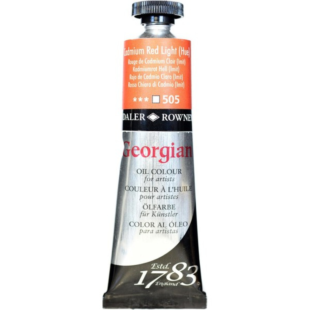 Daler Rowney Georgian Yağlı Boya 38ML 505 Cadmium Red Light Hue Oto Boyaları Fiyatı