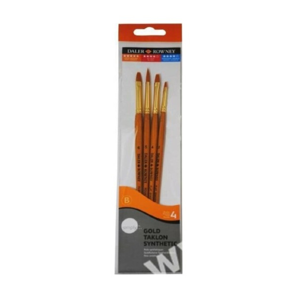Daler Rowney Gold Taklon Sentetik Fırça Seti 4'lü 403 Fırça Fiyatı