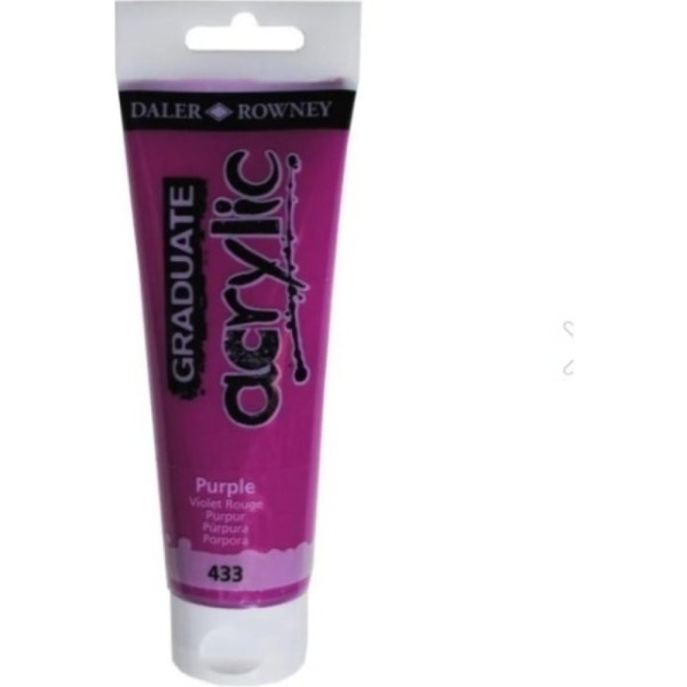 Daler Rowney Graduate Akrilik Boya 120ML 433 Purple Akrilik Boya Fiyatı