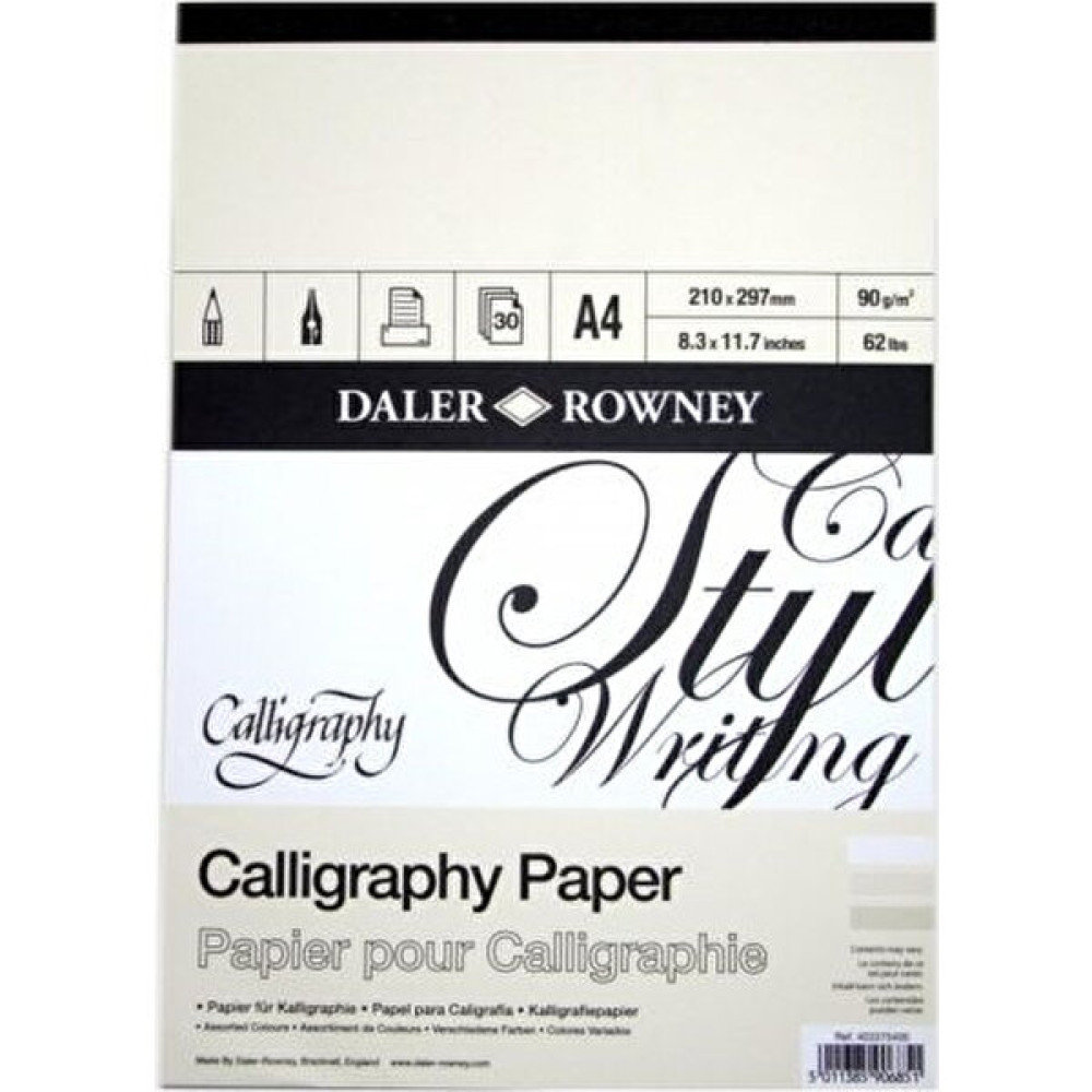 Daler Rowney Kaligrafi Defteri 90Gr. - A4 Sanatsal Malzemeler Fiyatı
