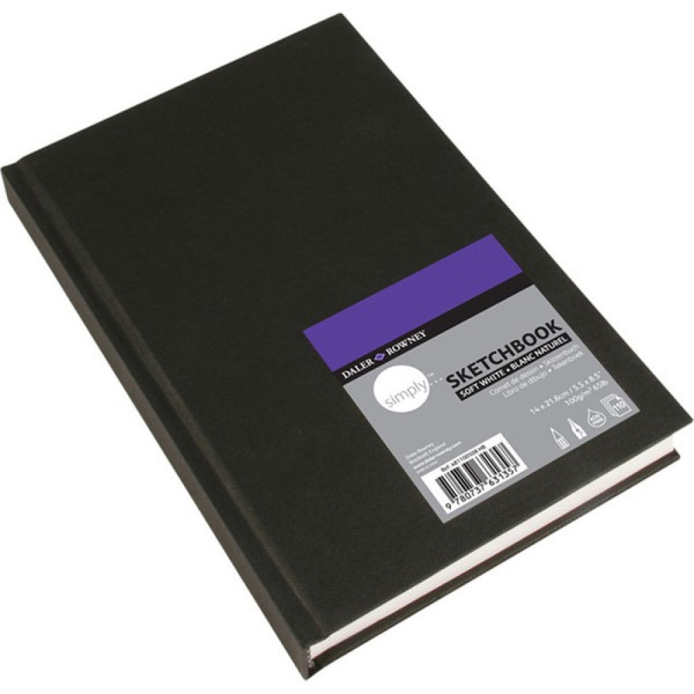 Daler Rowney Simply Sert Kapak Defter 110 Sayfa 100 gr Soft White 14 x 21 cm Defter & Kağıt Ürünleri Fiyatı