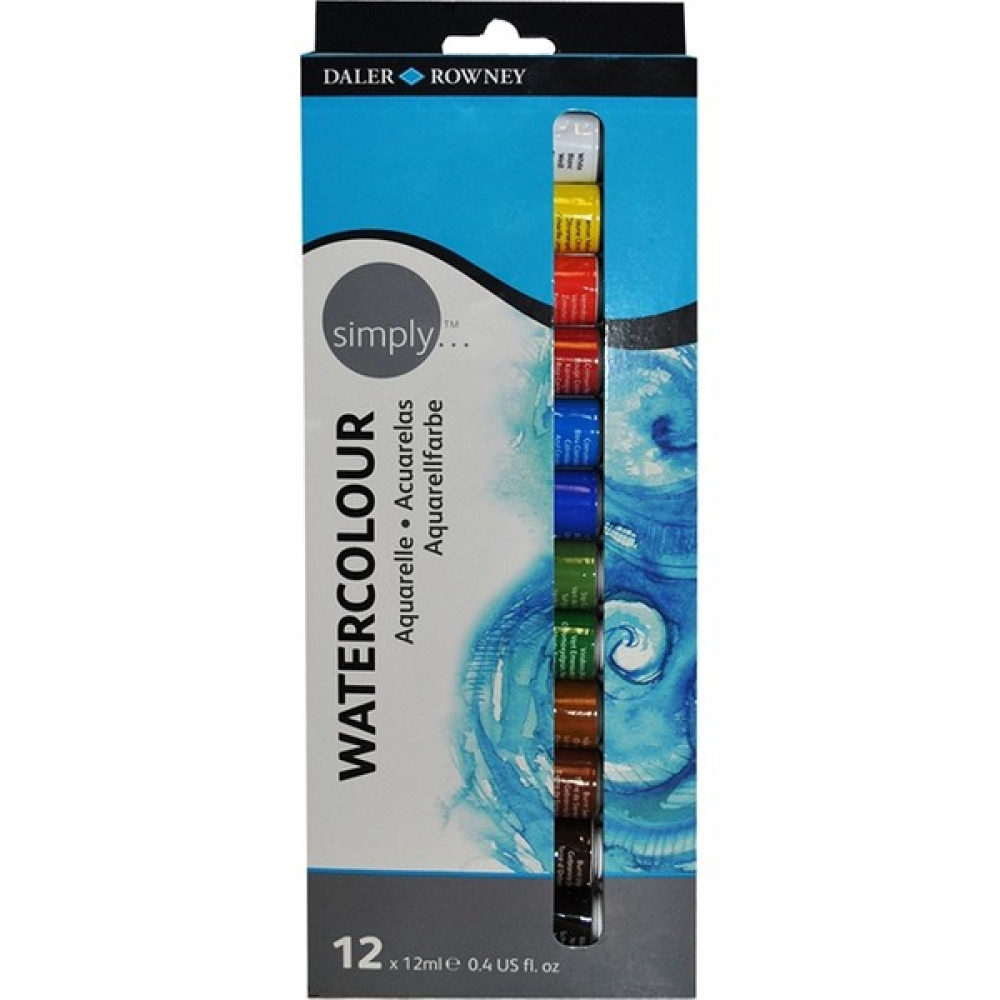 Daler Rowney Simply Sulu Boya Seti 12X12Ml Kuru Boya Kalemi Fiyatı