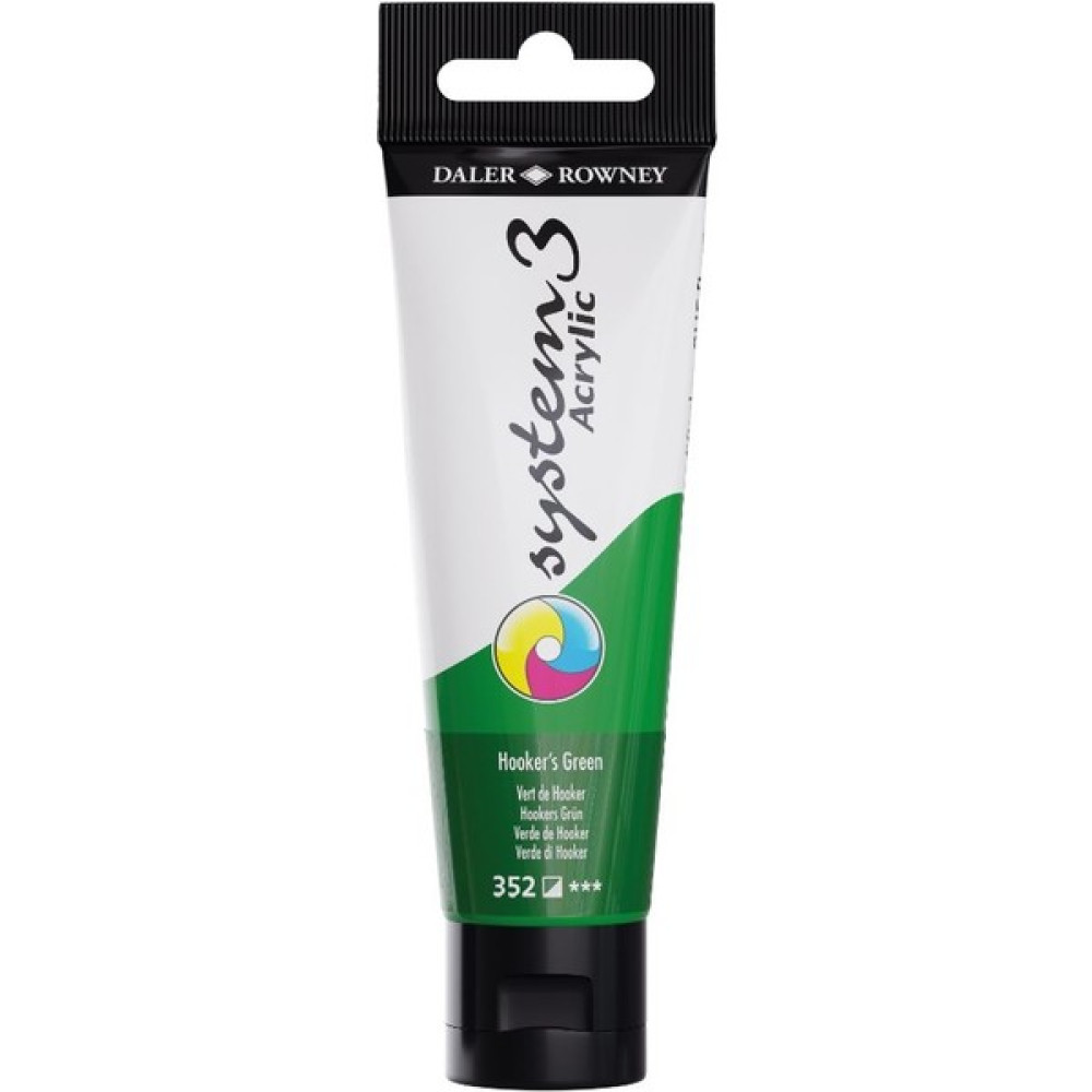 Daler Rowney System 3 Akrilik Boya 150ML 352 Hookers Green Akrilik Boya Fiyatı