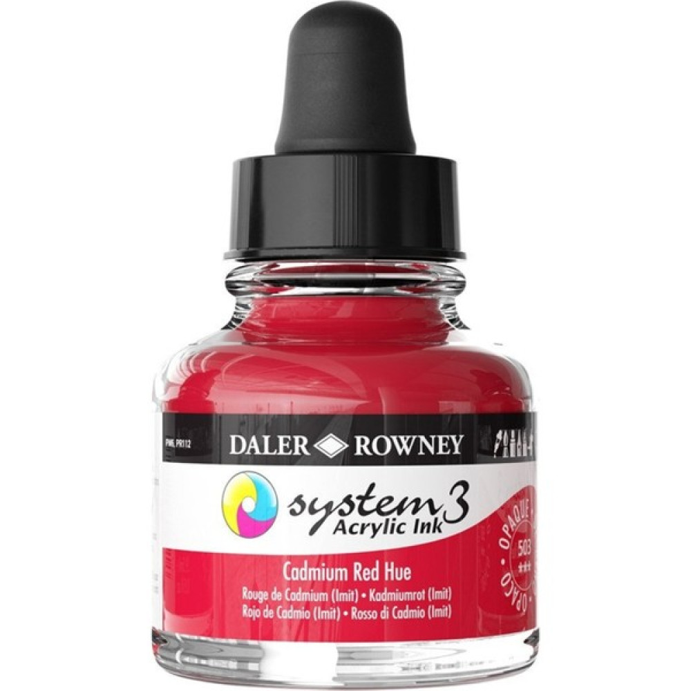 Daler Rowney System 3 Sıvı Akrilik Mürekkep Boya 29 5 ml 503 Cadmium Red Hue Oto Boyaları Fiyatı