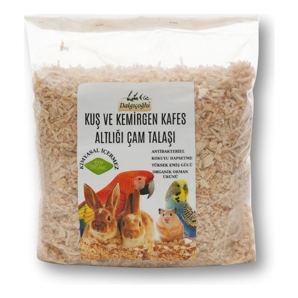 Dalgıçoğlu Kuş ve Kemirgen Kafes Altlığı Çam Talaşı 400 Gr (4 L) – %100 Doğal Diğer Fiyatı