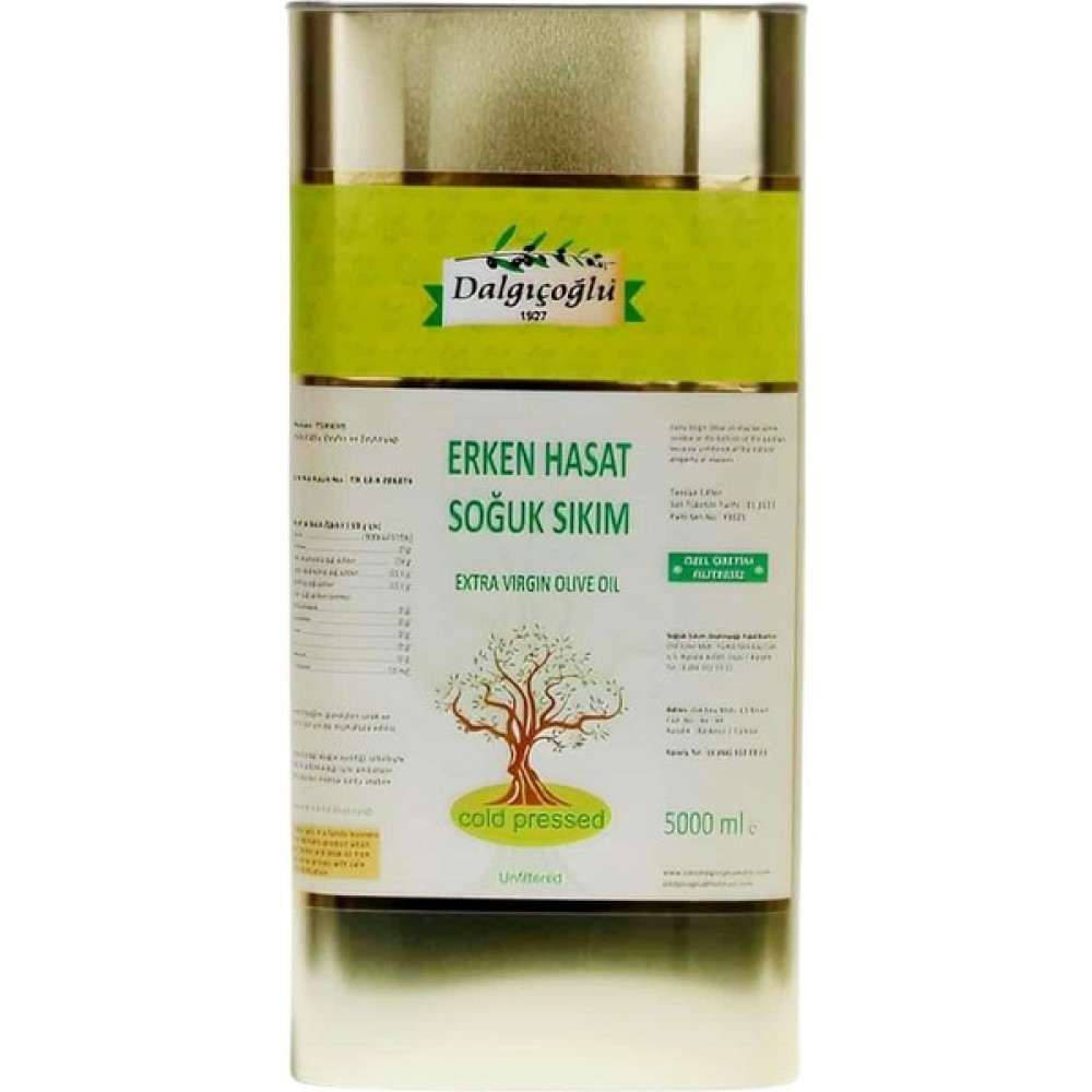 Dalgıçoğlu Naturel Sızma Zeytinyağı Erken Hasat Filtresiz 5 Lt Oto Boyaları Fiyatı
