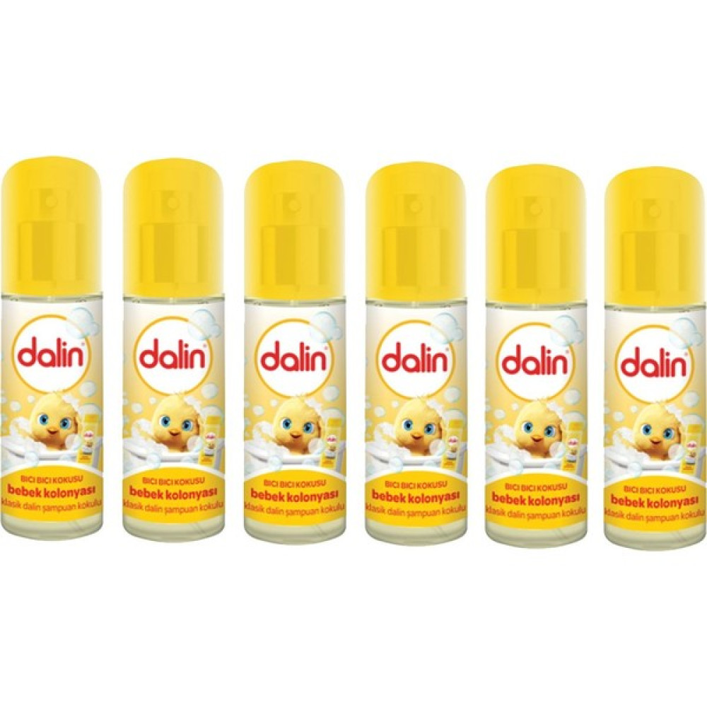 Dalin 6'lı Sprey Bebek Kolonyası Bıcı Bıcı Kokusu 150 ml Bebek Kolonyası Fiyatı