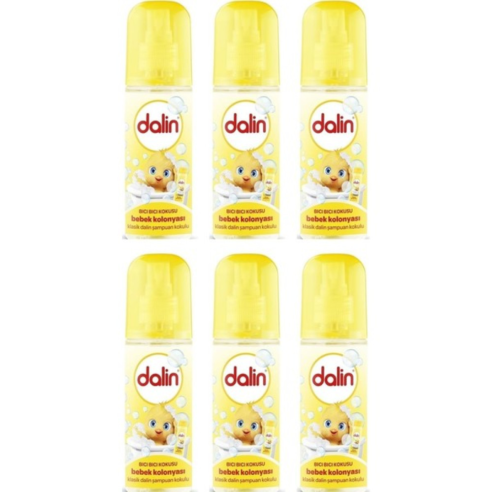 Dalin Bebek Kolonyası Bıcı Bıcı 150 ml x 6 Adet Bebek Kolonyası Fiyatı
