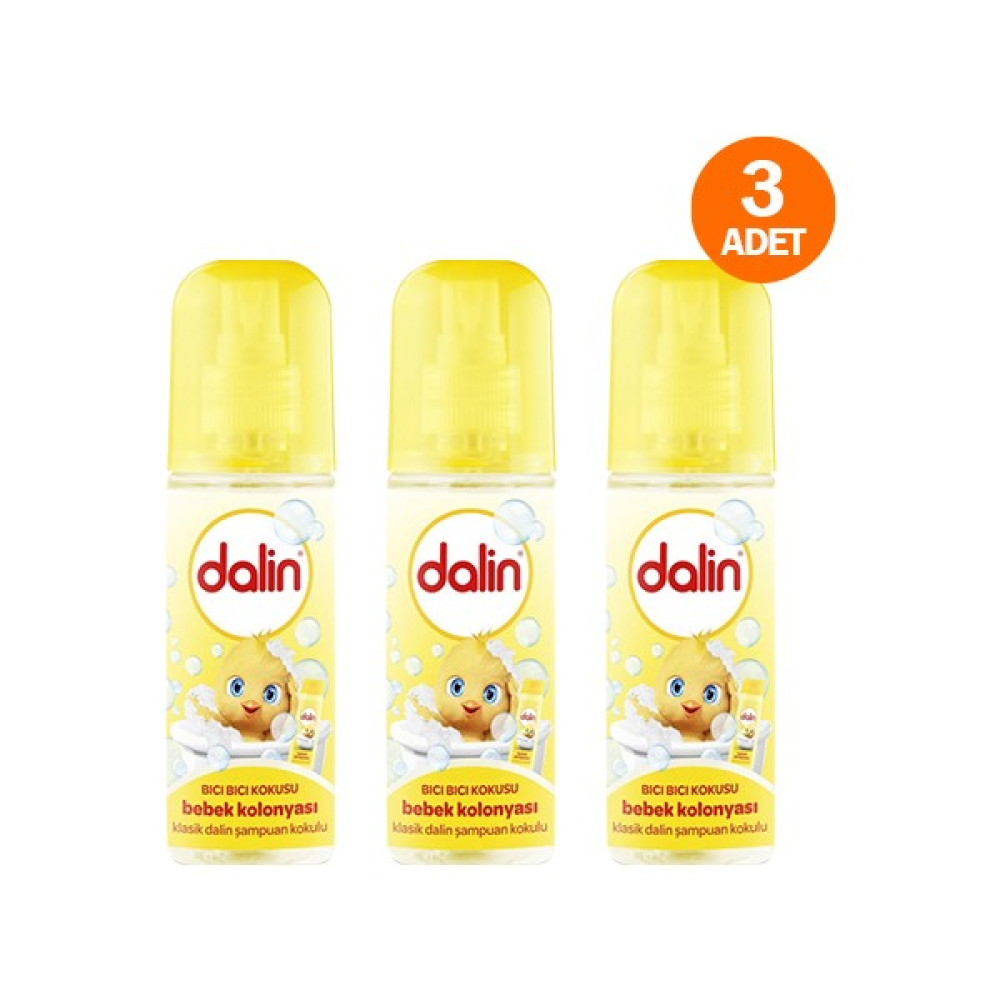 Dalin Bebek Kolonyası Bıcı Bıcı 150ML (3 Adet) Bebek Kolonyası Fiyatı