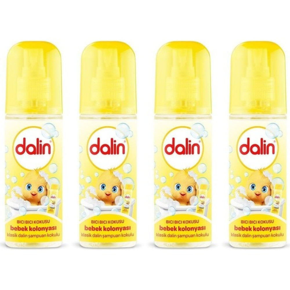 Dalin Bebek Kolonyası Bıcı Bıcı Kokusu 150 ml x 4 Adet Bebek Kolonyası Fiyatı