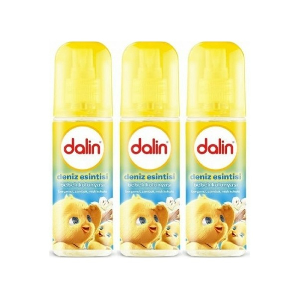 Dalin Bebek Kolonyası Deniz Esintisi 150 ml x 3 Adet - Altın Oto Boyaları Fiyatı