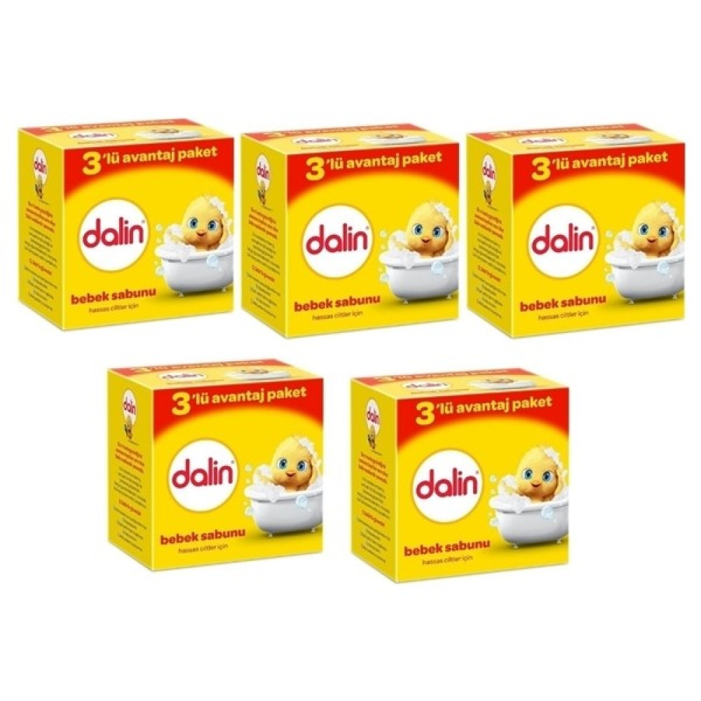 Dalin Bebek Sabunu Hassas Ciltler Için 15'li Avantaj Paket - Sarı Oto Boyaları Fiyatı