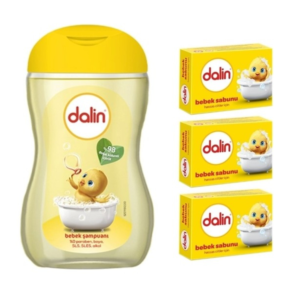 Dalin Bebek Şampuanı 200 ml + Dalin Bebek Sabunu Klasik 3X100GR Bebek Şampuanı Fiyatı