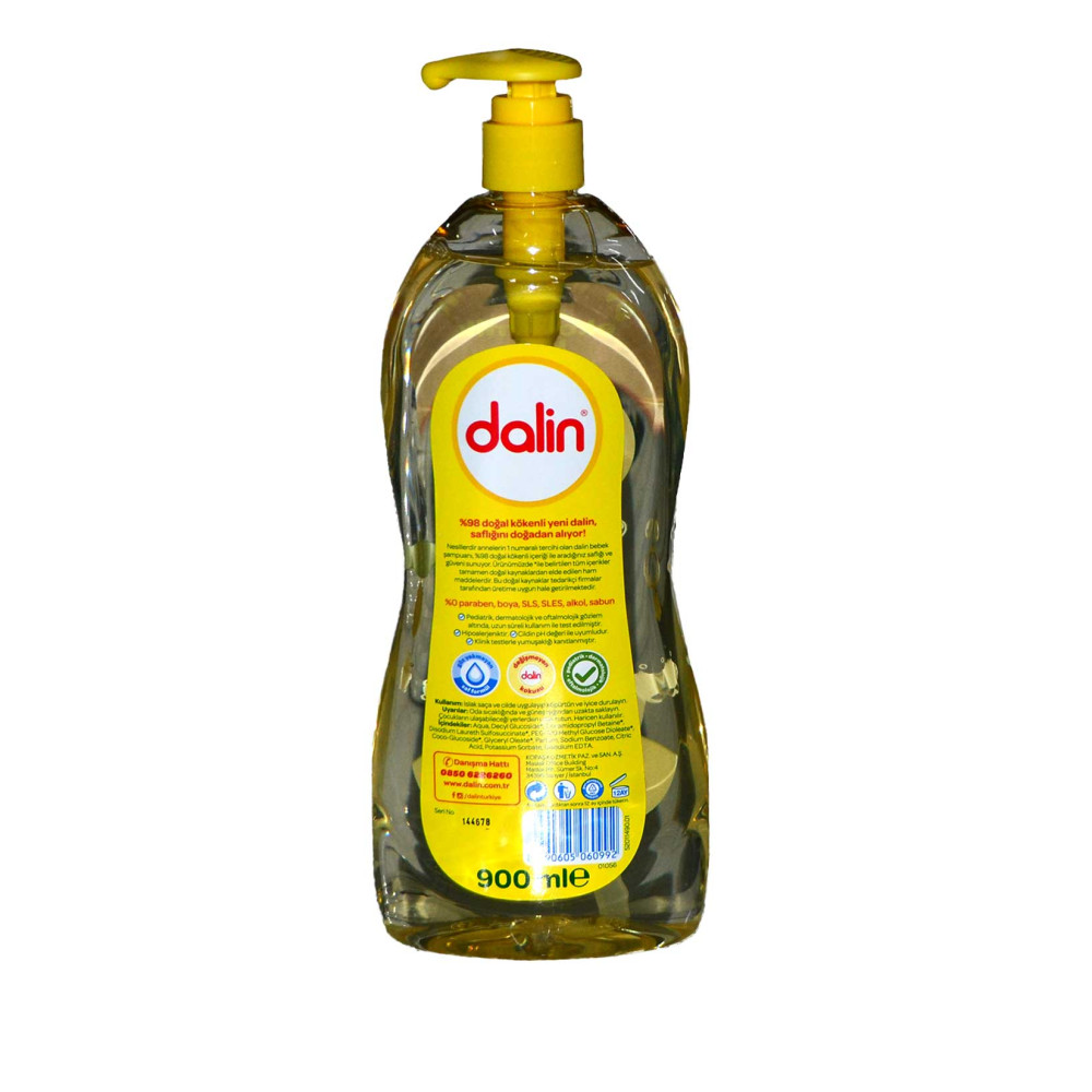 Dalin Bebek Şampuanı 900 ml Pompalı