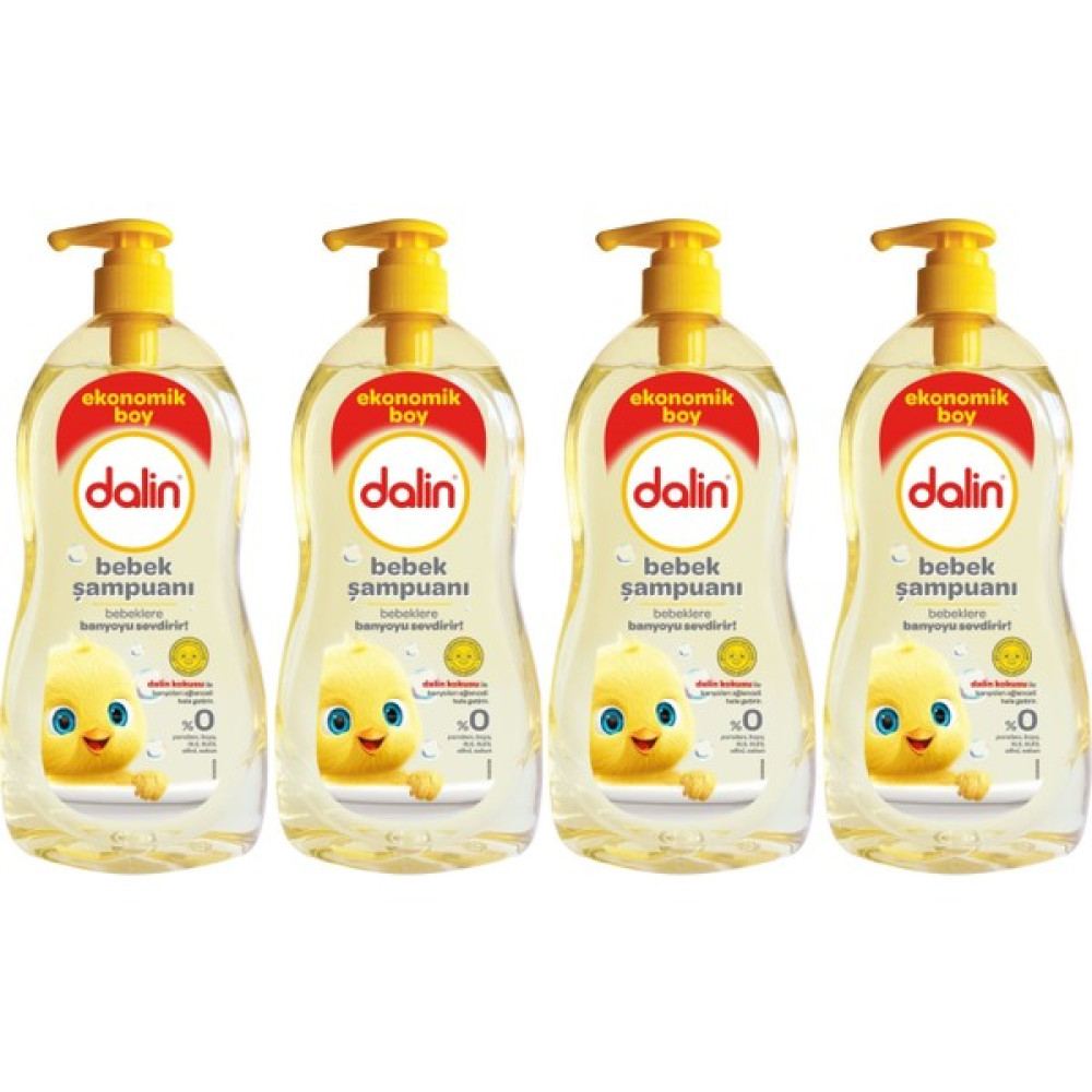 Dalin Bebek Şampuanı 900ML Klasik Pompalı (4 Lü Set) Oto Boyaları Fiyatı