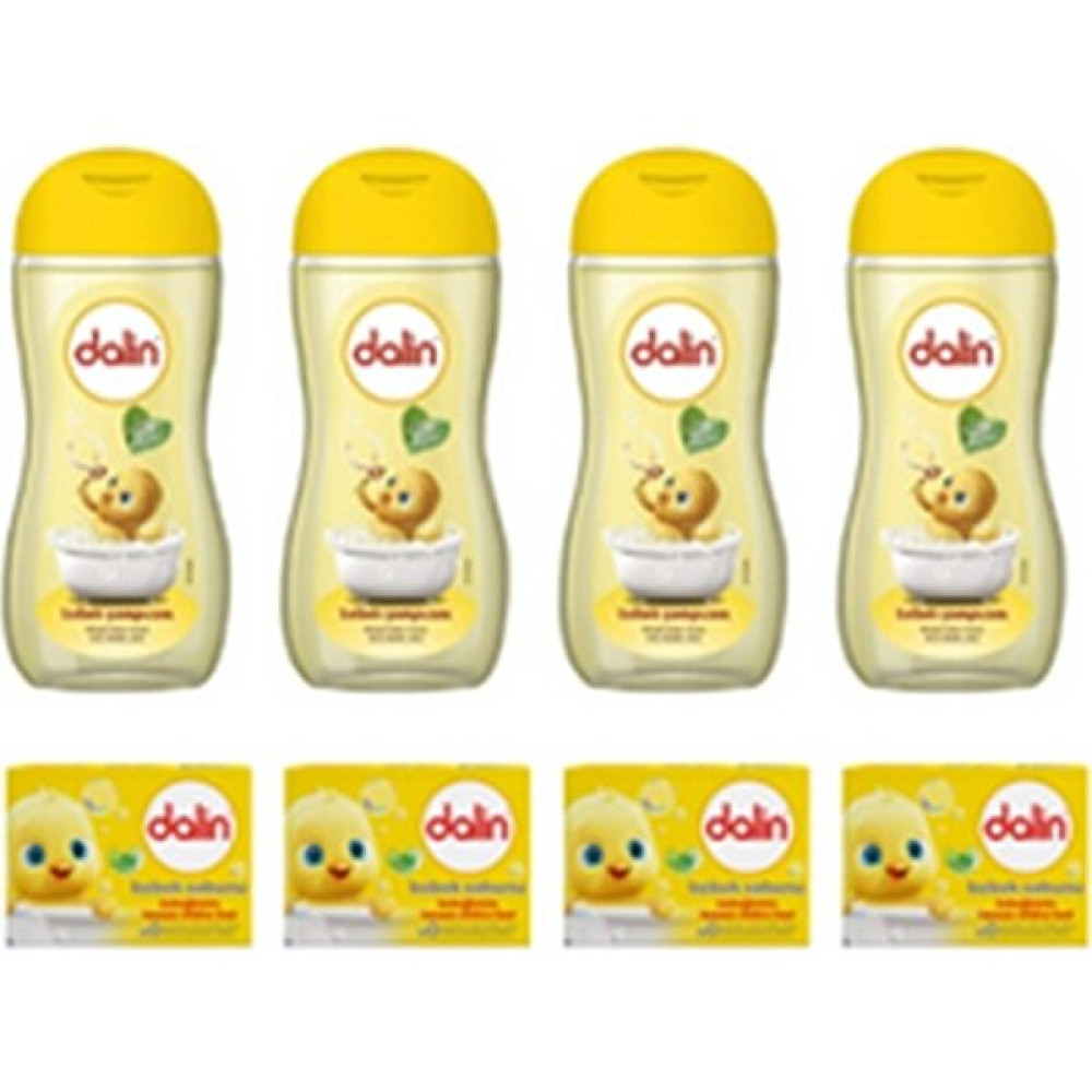 Dalin Bebek Şampuanı Klasik 200 ml 4 Adet + Dalin Bebek Sabunu Klasik 100 gr 4 Adet Bebek Şampuanı Fiyatı