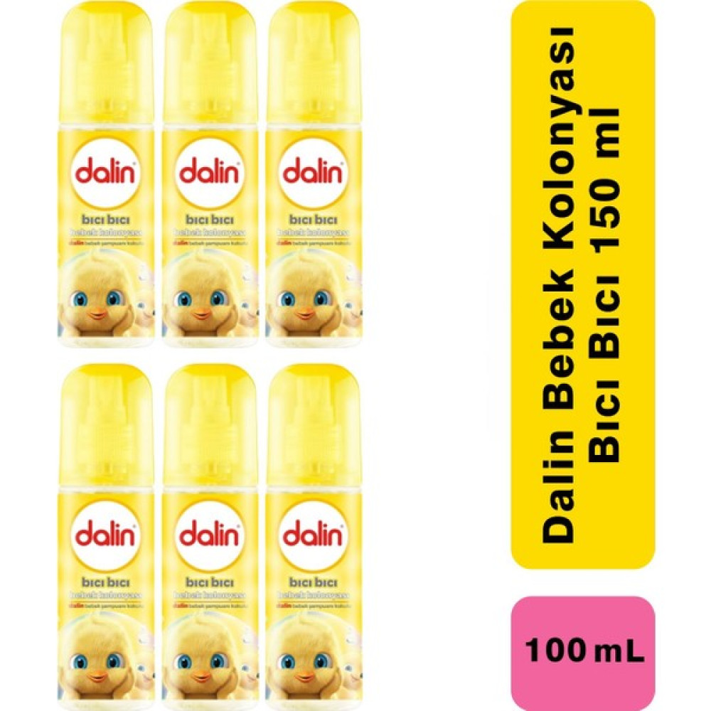 Dalin Bıcı Bıcı Kolonya 100 ml 6 Adet Bebek Kolonyası Fiyatı