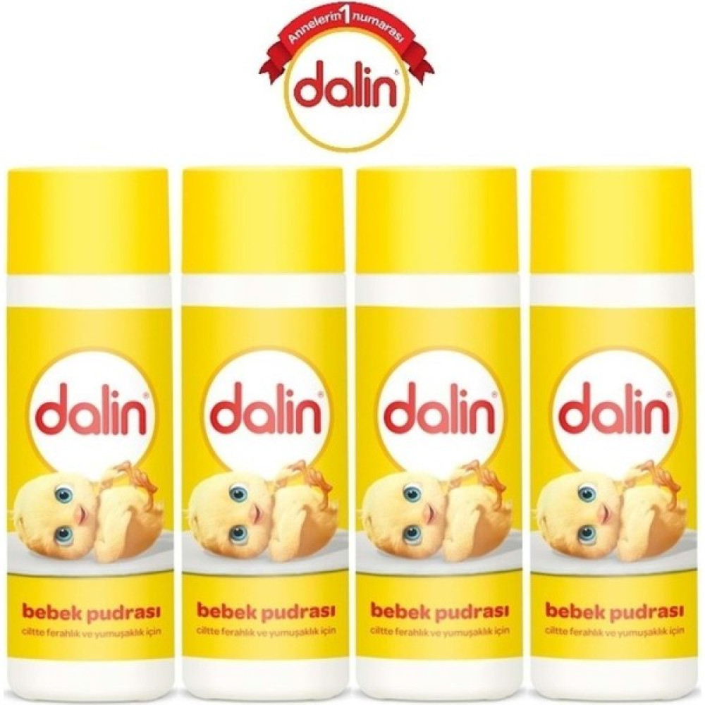 Dalin Dalin Bebek Pudrası Serpme 90gr (4 Lü Set) Bebek Pudra Fiyatı