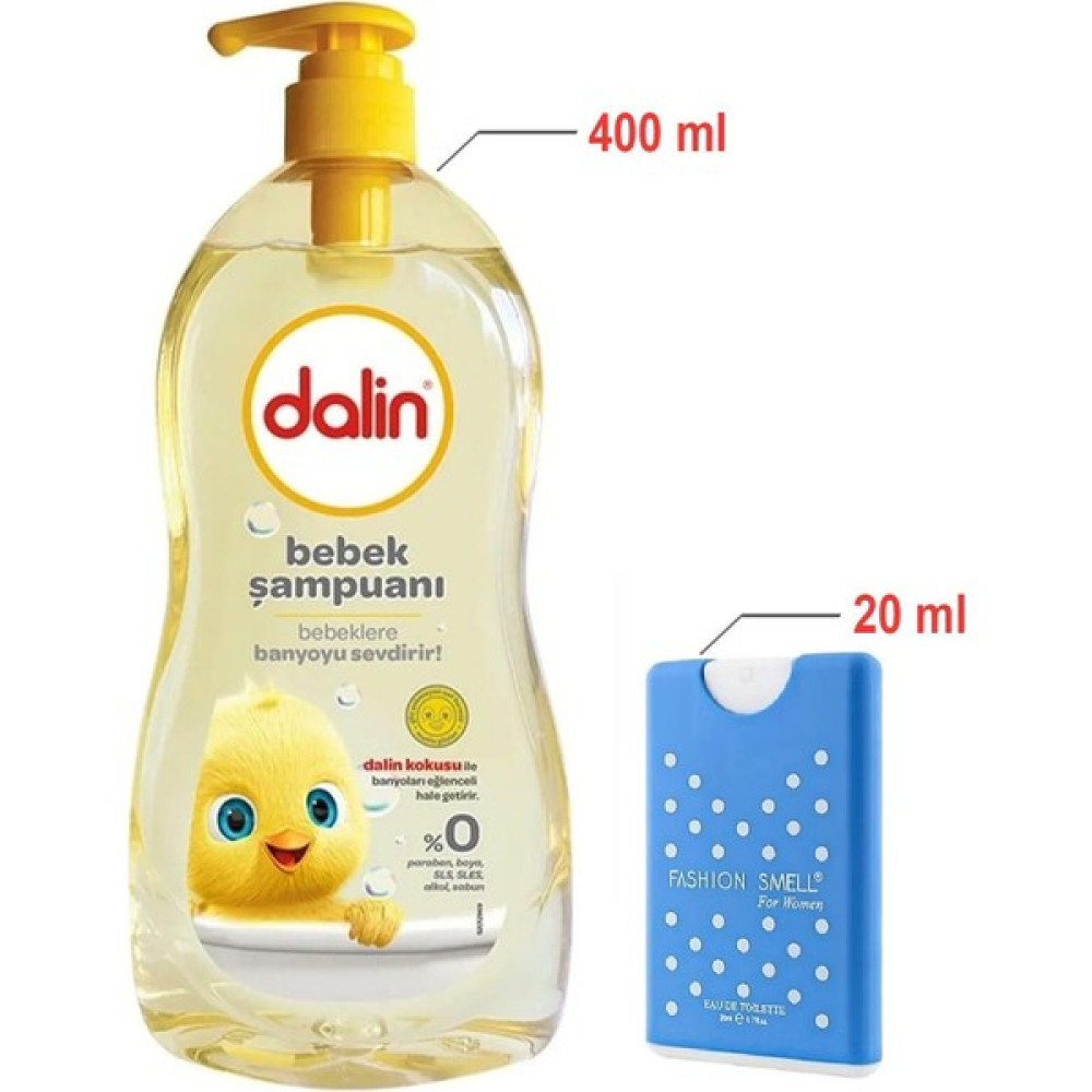 Dalin Klasik Bebek Şampuanı 400 ml + Fashion Smell For Women Parfüm Mavi 20 ml Bebek Şampuanı Fiyatı