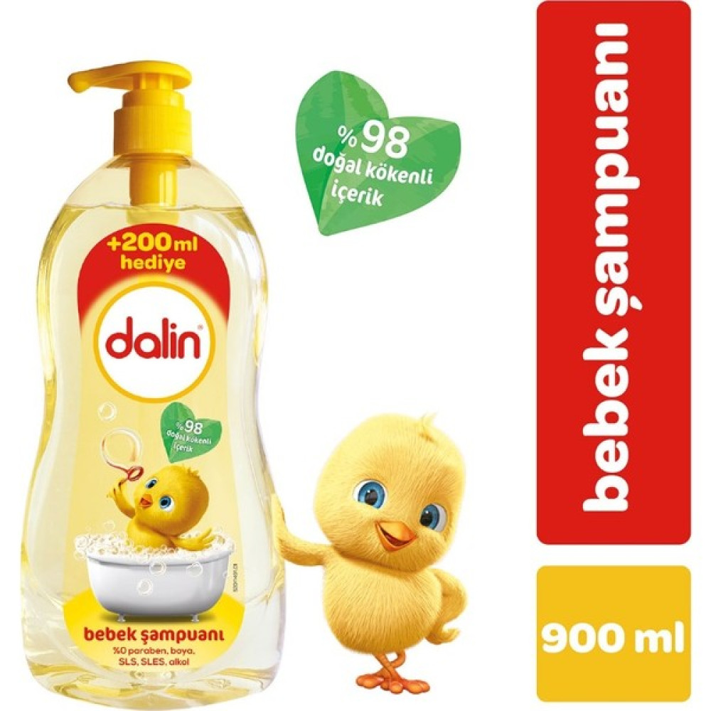 Dalin Şampuan Klasik 900 ml - Renkli Bebek Şampuanı Fiyatı