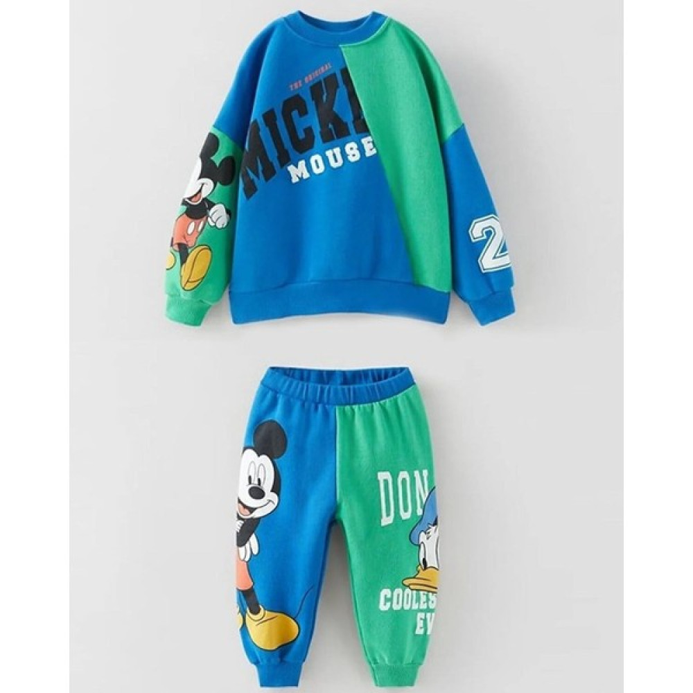 Dalita Mickey Mouse Baskılı Erkek Çocuk Giyim Alt&üst Eşofman Takımı Erkek Çocuk Giyim Takımı Fiyatı