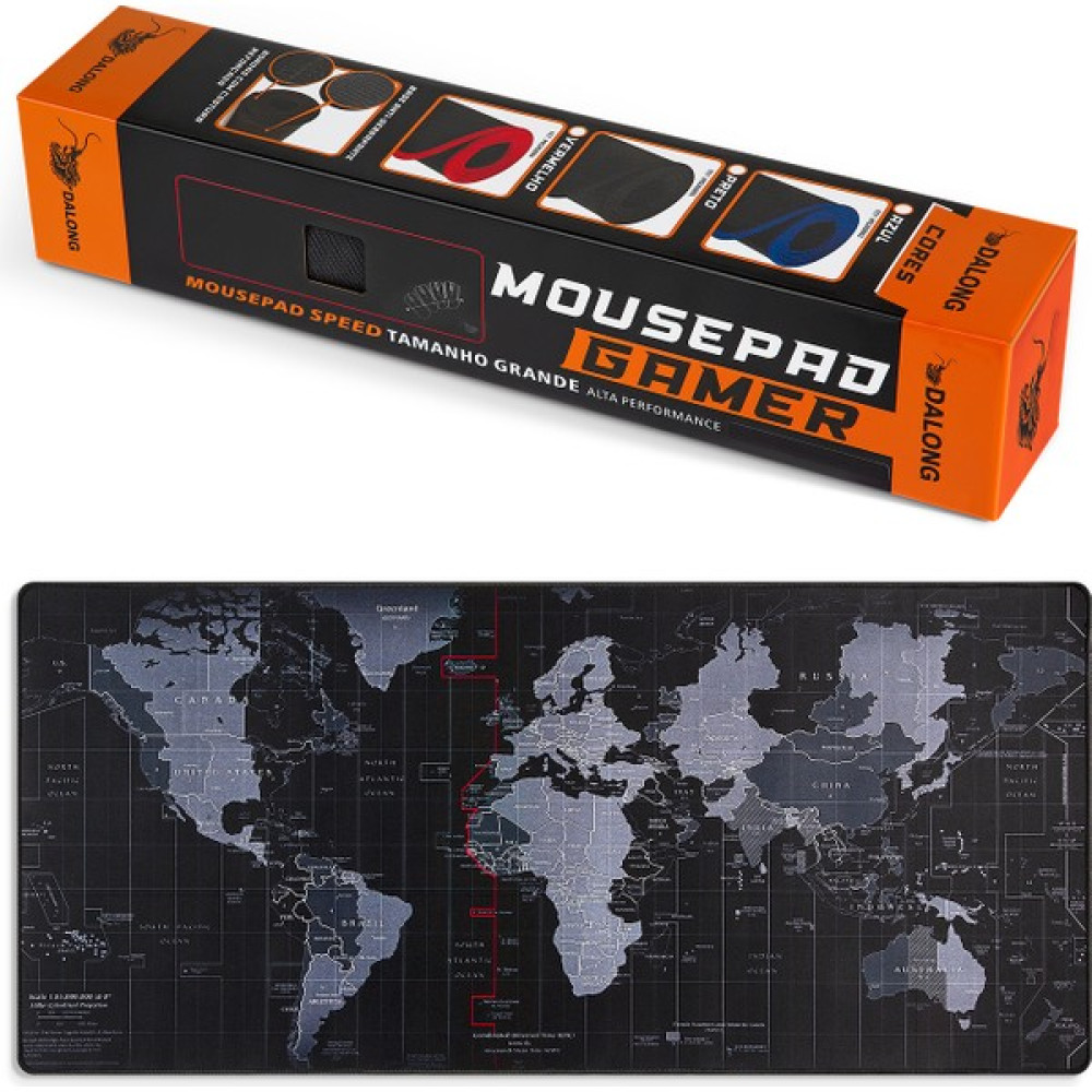 Dalong Dünya Haritalı Mouse Pad - 90 x 40cm Mouse Pad Fiyatı