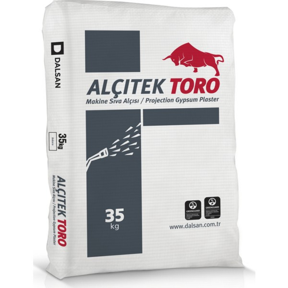 Dalsan Alçıtek Toro Makine Sıva Alçısı 35 kg Dış Cephe Yalıtım Malzemeleri Fiyatı