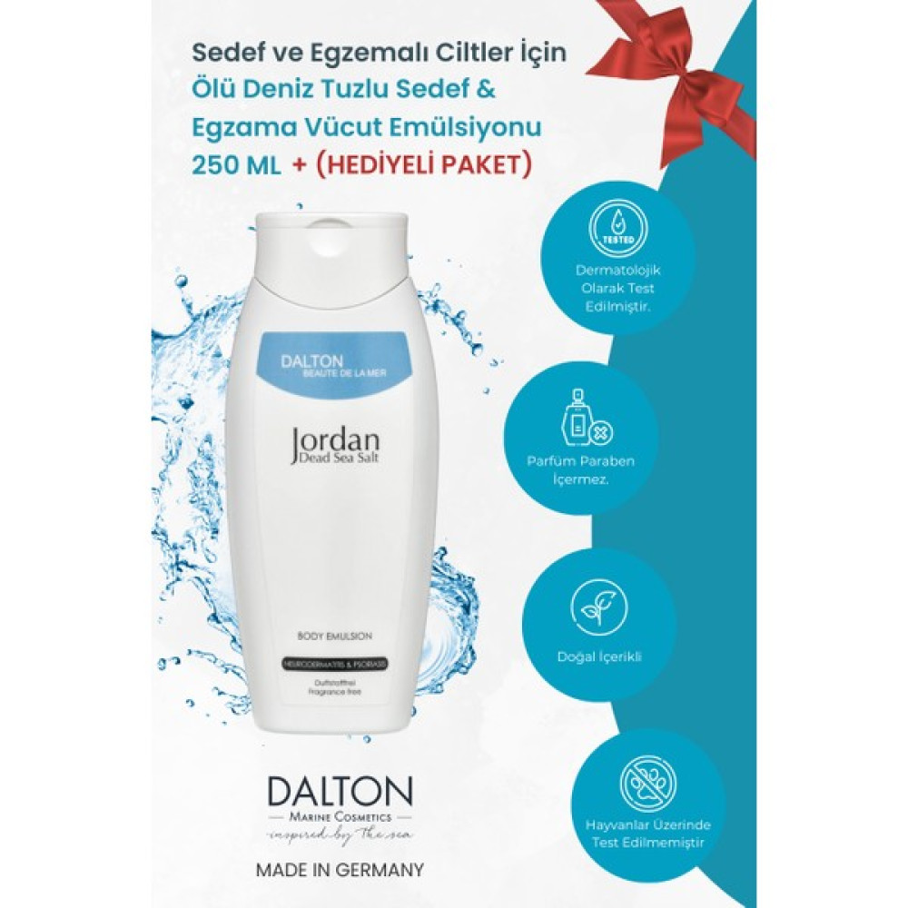 Dalton Marine Cosmetics Jordan Dead Sea Salt Atopik Dermatit Sedef Egzama Vücut Emülsiyonu Nemlendiriciler Fiyatı