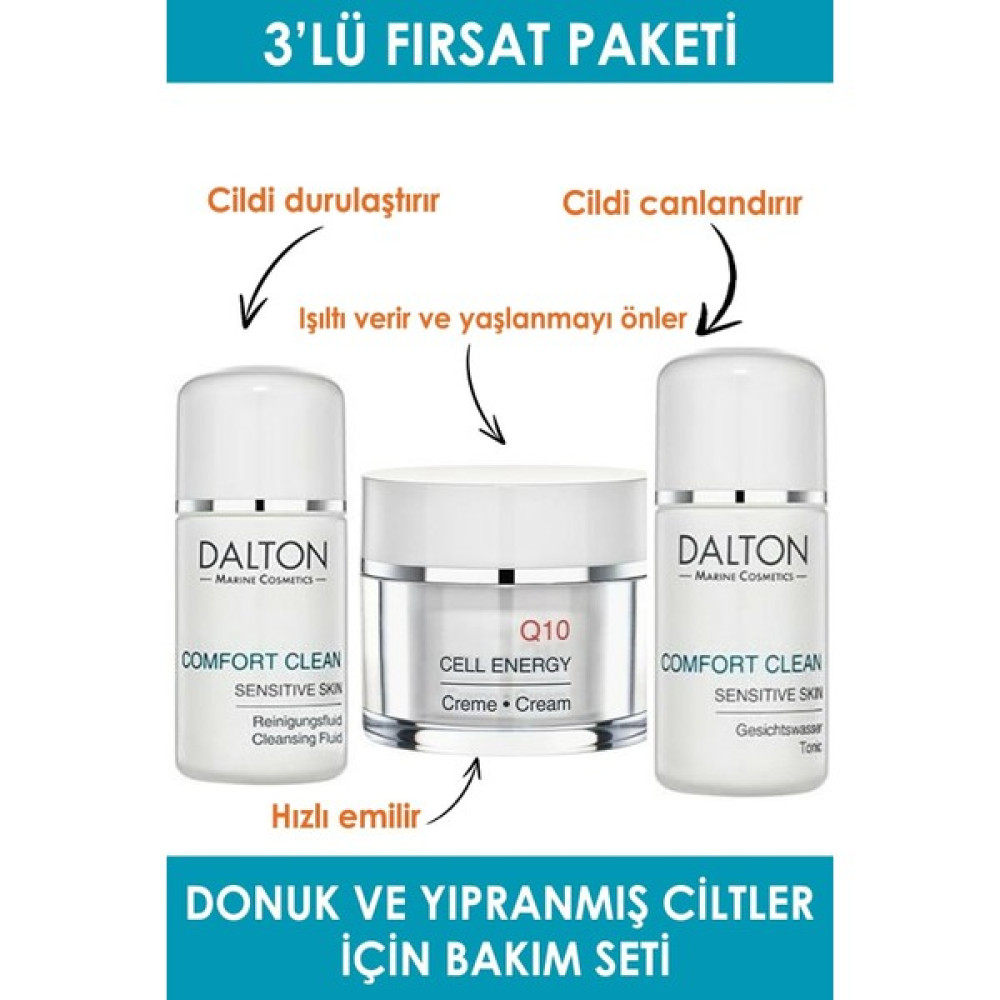 Dalton Marine Cosmetics Yıpranmış Ciltler Için Bakım Seti 3'lü Oto Boyaları Fiyatı