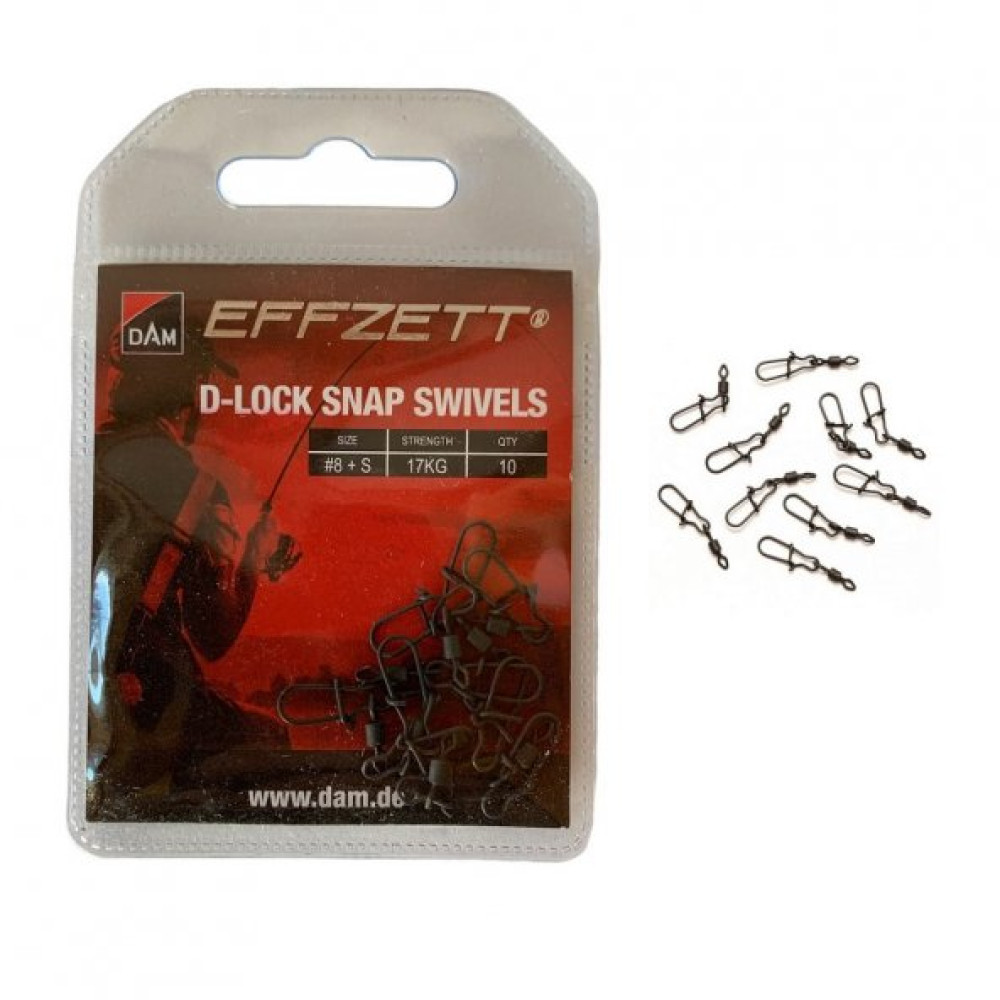 Dam Effzett D-Lock Snap Swivel S Klipsli Firdondu 10 Adet Balıkçılık Malzemeleri Fiyatı