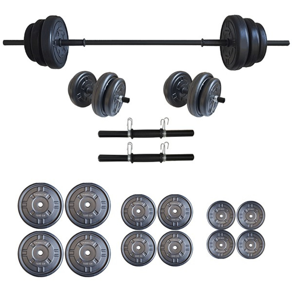 Dambılcım Platinum 65 Kg Halter Seti 65 Kg Dambıl Seti Ağırlık Seti Vücut Geliştirme Aleti Dambıllar & El / Ayak Ağırlıkları Fiyatı