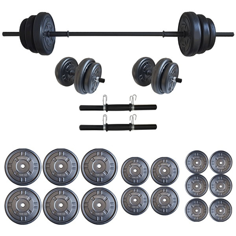Dambılcım Platinum 85 Kg Halter Seti 85 Kg Dambıl Seti Ağırlık Seti Vücut Geliştirme Aleti Dambıllar & El / Ayak Ağırlıkları Fiyatı