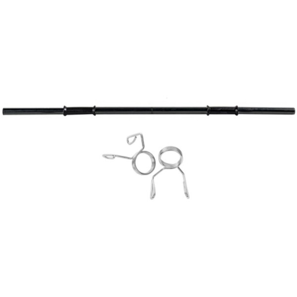 Dambılcım Siyah Renkli Düz Uzun Bar 120 cm + 2 Adet Yay Dambıllar & El / Ayak Ağırlıkları Fiyatı