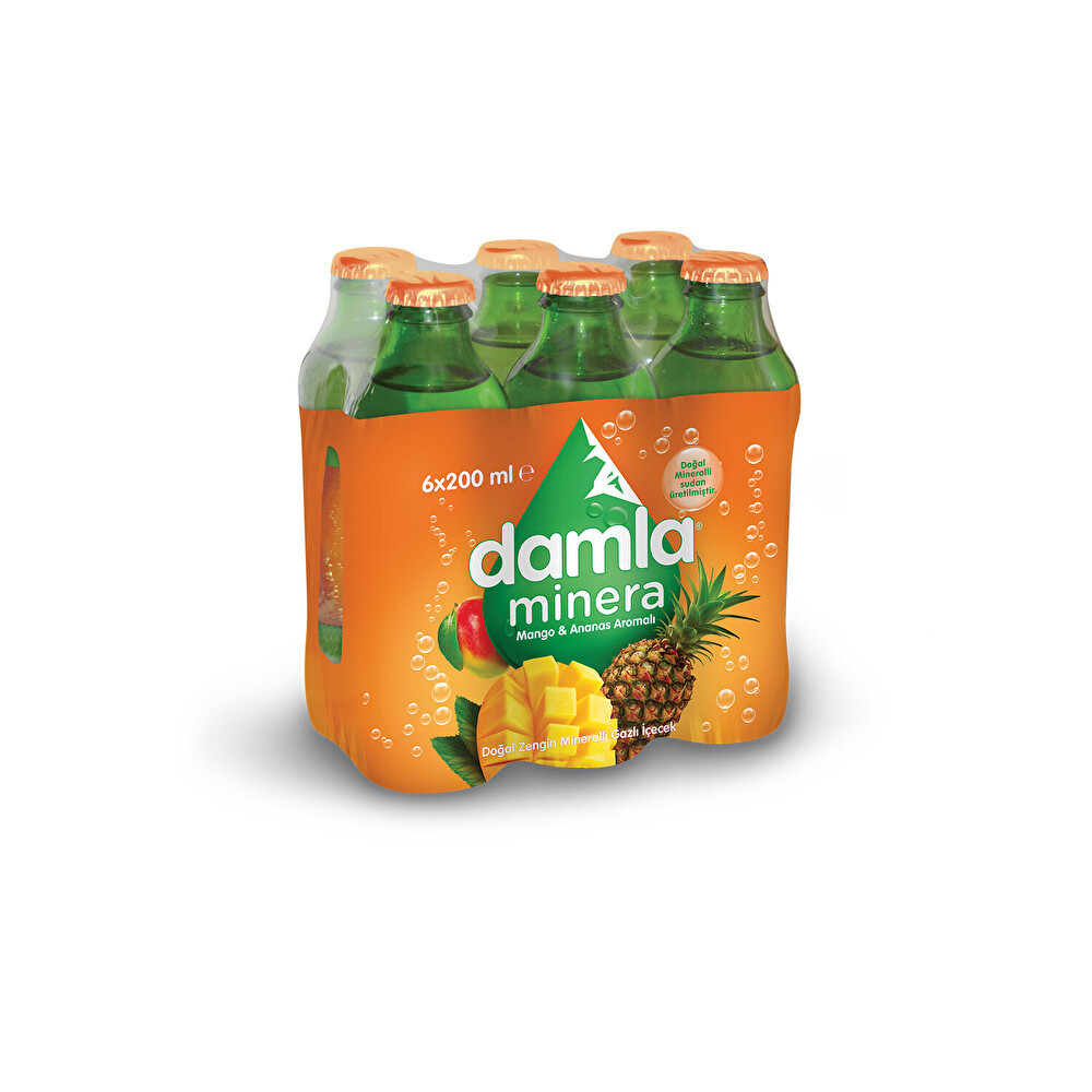 Damla Minera Mango Ananas 6x200 ml Maden Suyu ve Soda Fiyatı