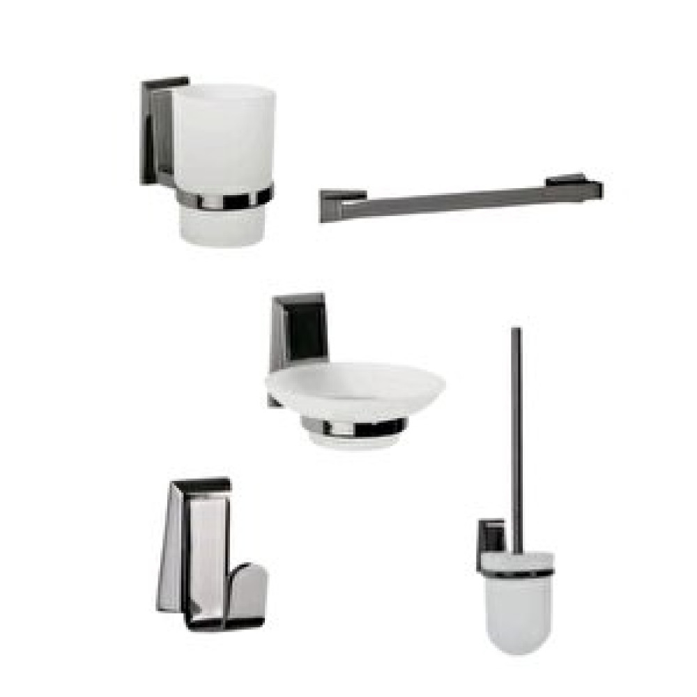 Damla Pi̇rami̇t Antrasi̇t Banyo Seti̇ Banyo Aksesuarları Fiyatı