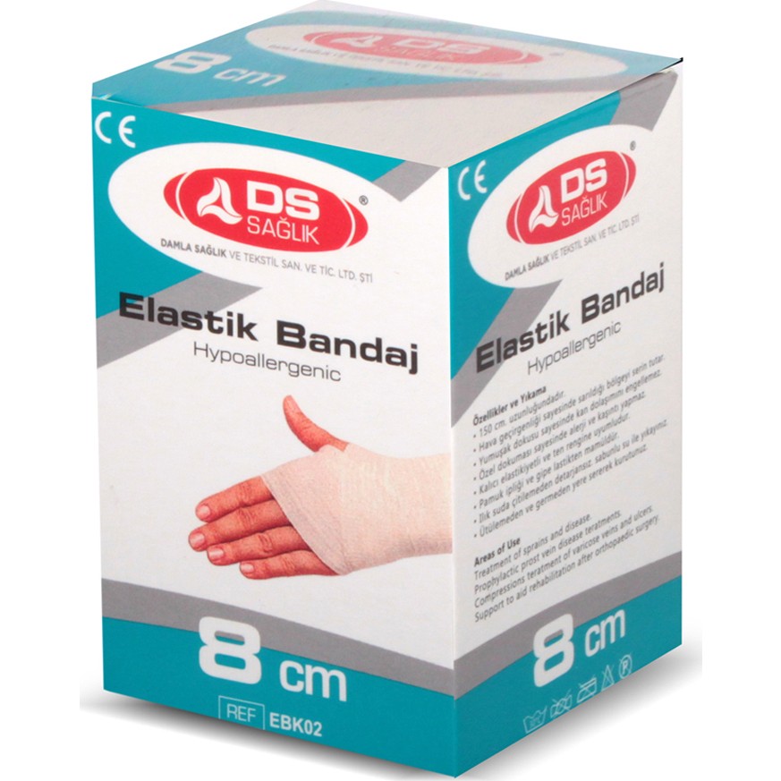 Damla Sağlık Ten Rengi Tıbbi Elastik Bandaj 8cm - Standart - 8 x 150 cm SSD / Solid State Drive Fiyatı