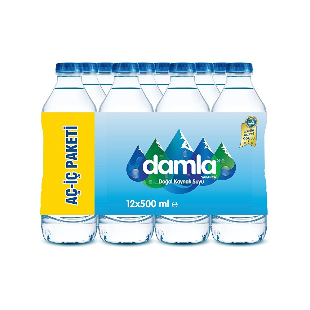 Damla Su Aç-İç Paketi 12 X 500 ml Su Fiyatı