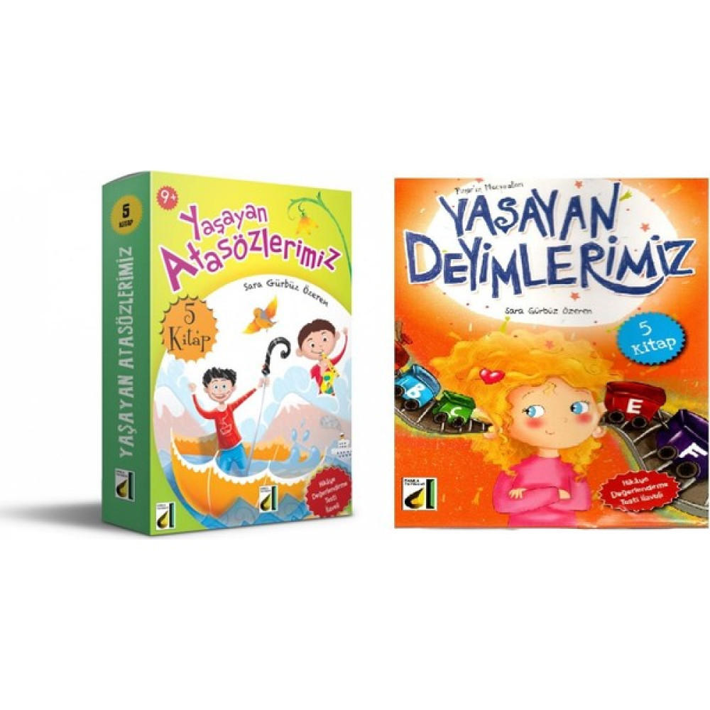 Damla Yayınevi 3. ve 4. Sınıf Hikaye Kitabı Seti Yaşayan Deyimlerimiz + Yaşayan Atasözlerimiz 10 Kitap Çocuk Masal Fiyatı