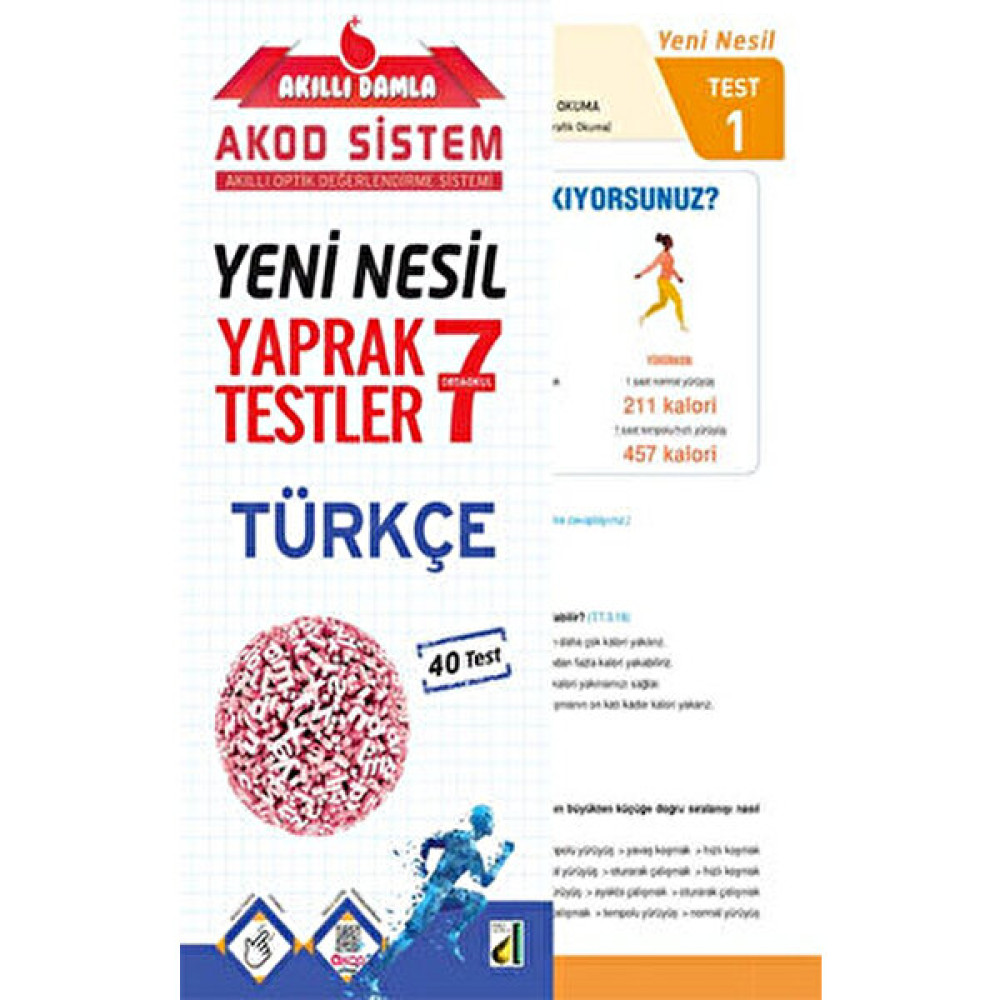 Damla Yayınevi Akıllı Damla Türkçe Yeni Nesil Yaprak Testler - 7. Sınıf Tüm Dersler Fiyatı