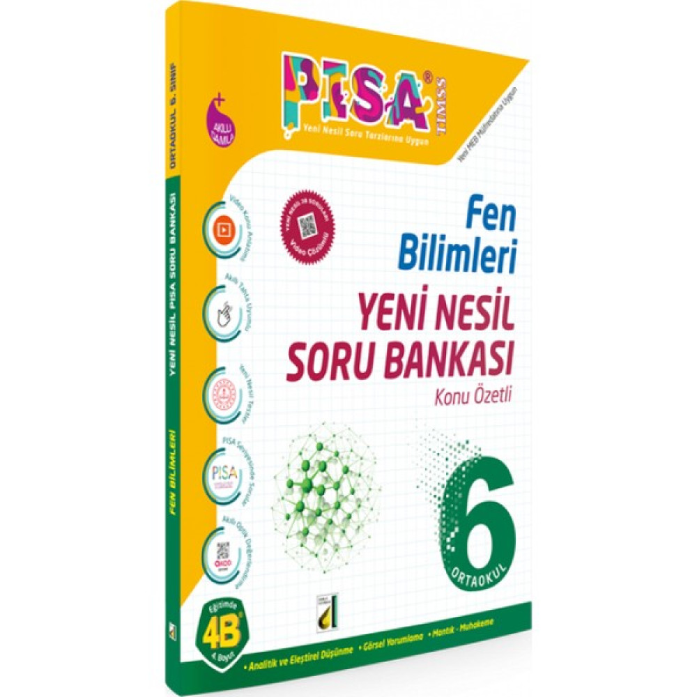 Damla Yayınevi Pisa Fen Bilimleri Yeni Nesil Soru Bankası - 6. Sınıf Fen - Bilişim ve Teknoloji Fiyatı