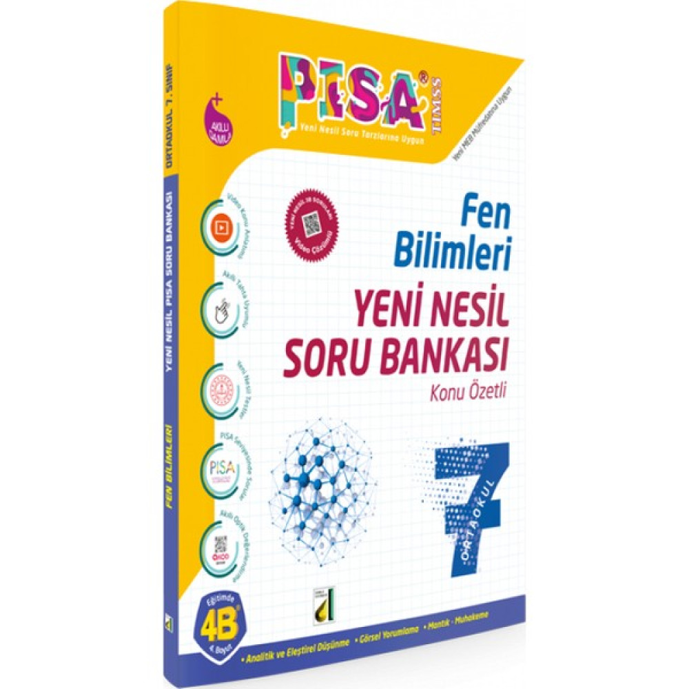 Damla Yayınevi Pisa Fen Bilimleri Yeni Nesil Soru Bankası - 7. Sınıf Fen - Bilişim ve Teknoloji Fiyatı