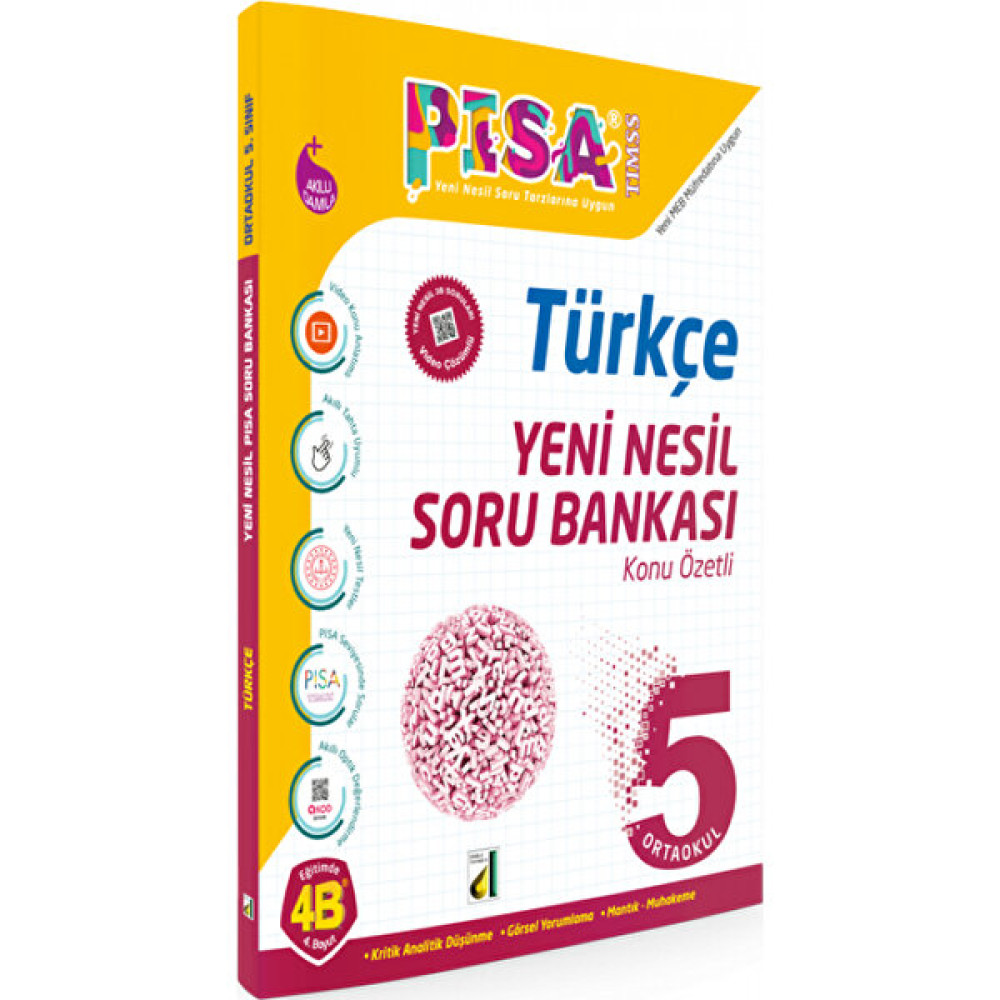 Damla Yayınevi Pisa Türkçe Yeni Nesil Soru Bankası - 5. Sınıf Türkçe Fiyatı