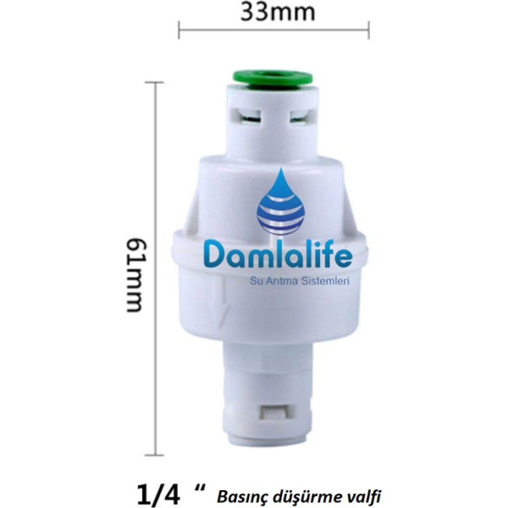 Damlalife Pompasız Model Su Arıtma Cihazları Için 65 Psi Basınç Düşürücü - Beyaz Bahçe Makinesi Aksesuar & Yedek Parça Fiyatı